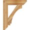 Ekena Millwork Imperial Slat Rough Sawn Bracket, Western Red Cedar, 6"W x 30"D x 38"H BKT06X30X38IMP06RWR - alternate 4